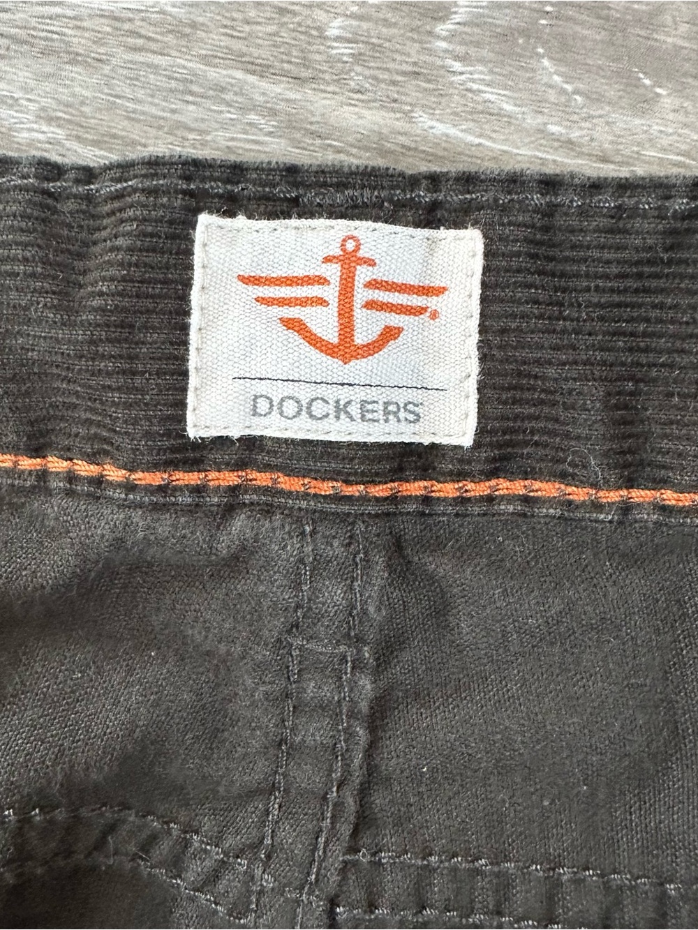 Men’s corduroy straight fit dockers in dark green Sz 36 x 34 - Picture 4 of 6